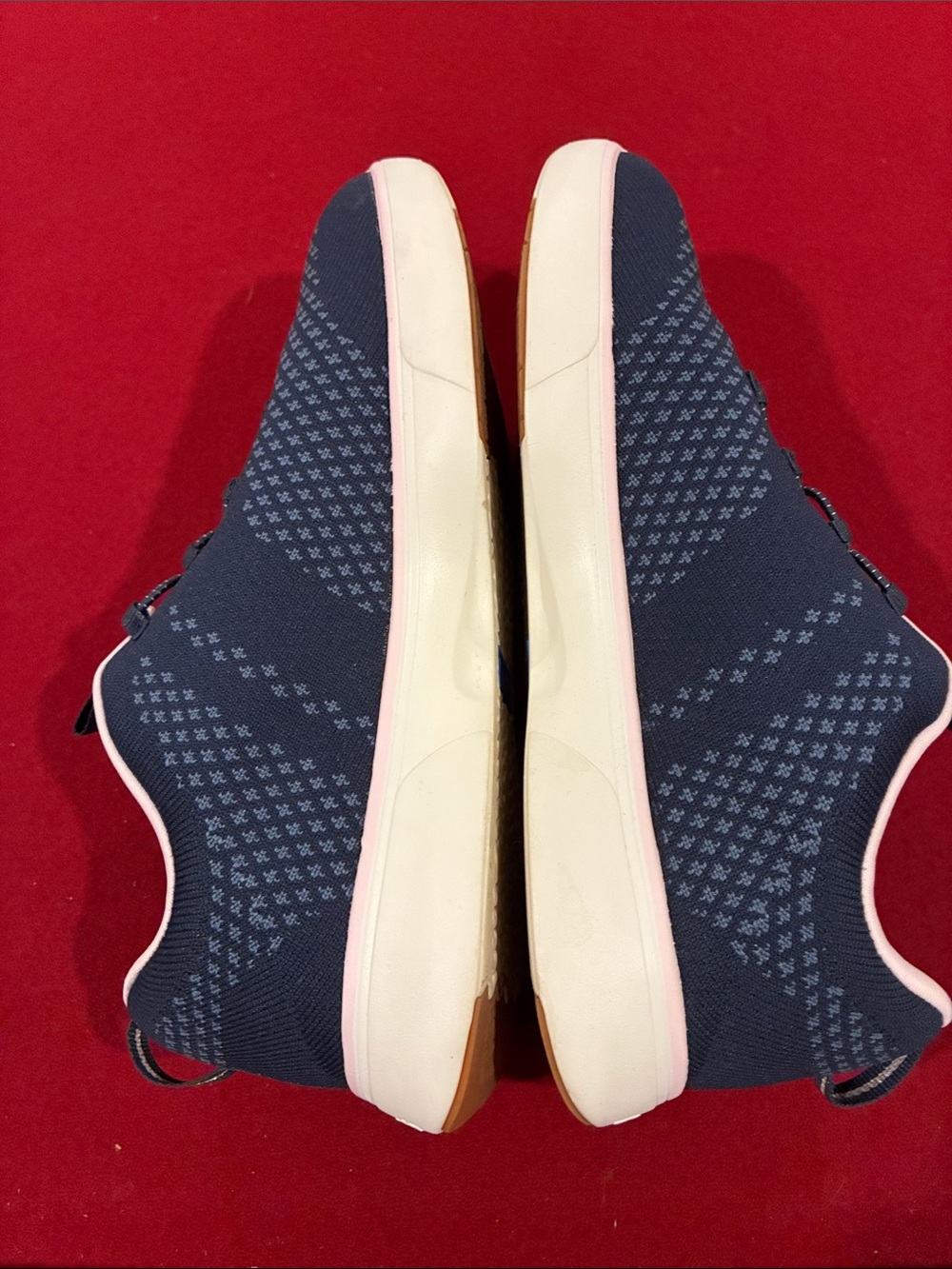 Keds Navy and White Knit Slip-On Sneakers - Women's - Picture 4 of 7